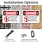 Signmission Hazardous Area No Enter Authorized Personnel Danger Sign, Plastic, 10in W x 7in L, 2PK OS-2PACK-DS-P-710-L-1307 - alternate 8
